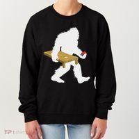 Bigfoot Cornhole Sasquatch Cryptid Bag Tossing Game Women's Sweatshirt thumb 0