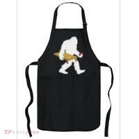 Bigfoot Cornhole Sasquatch Cryptid Bag Tossing Game Apron thumb 0
