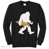 Bigfoot Cornhole Sasquatch Cryptid Bag Tossing Game Sweatshirt thumb 0