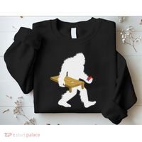 Bigfoot Cornhole Sasquatch Cryptid Bag Tossing Game Sweatshirt thumb 2