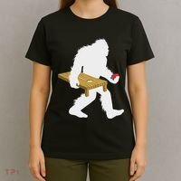 Bigfoot Cornhole Sasquatch Cryptid Bag Tossing Game T-Shirt thumb 4
