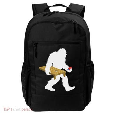 Bigfoot Cornhole Sasquatch Cryptid Bag Tossing Game Backpack