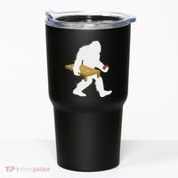 Bigfoot Cornhole Sasquatch Cryptid Bag Tossing Game Tumbler thumb 0