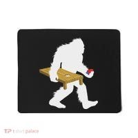 Bigfoot Cornhole Sasquatch Cryptid Bag Tossing Game Mousepad thumb 0