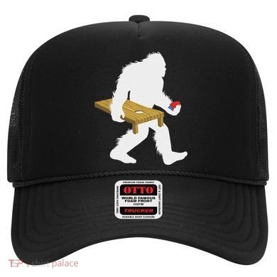 Bigfoot Cornhole Sasquatch Cryptid Bag Tossing Game Hat