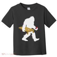 Bigfoot Cornhole Sasquatch Cryptid Bag Tossing Game Toddler T-Shirt thumb 0
