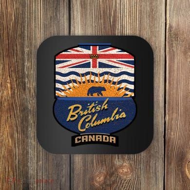 British Columbia Souvenir Coaster