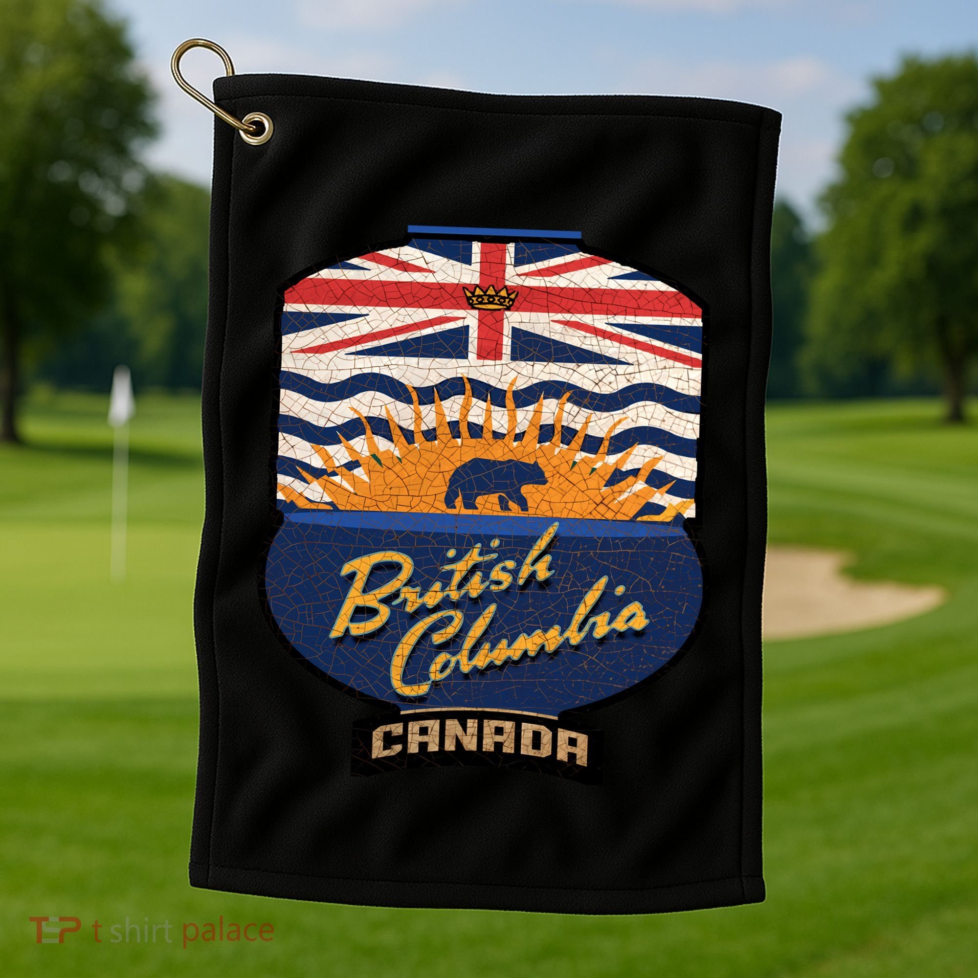 British Columbia Souvenir Golf Towel