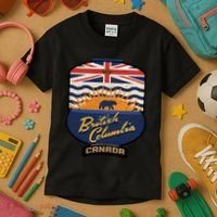 British Columbia Souvenir Kids T-Shirt thumb 3