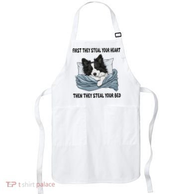 Border Collie Sleeping Pajamas Nightgown Apron