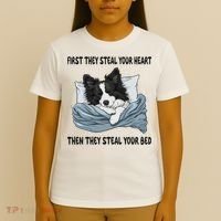 Border Collie Sleeping Pajamas Nightgown T-Shirt thumb 4