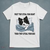 Border Collie Sleeping Pajamas Nightgown T-Shirt thumb 5