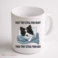 Border Collie Sleeping Pajamas Nightgown Coffee Mug thumb 1