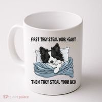 Border Collie Sleeping Pajamas Nightgown Coffee Mug thumb 0