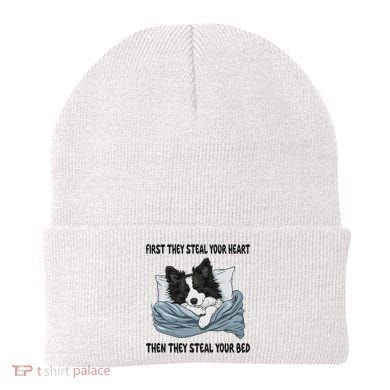 Border Collie Sleeping Pajamas Nightgown Beanie