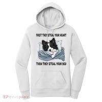 Border Collie Sleeping Pajamas Nightgown Women's Hoodie thumb 0