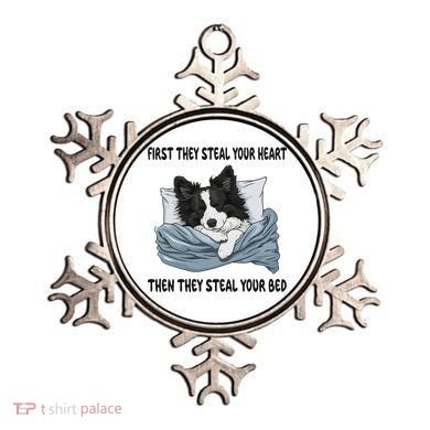 Border Collie Sleeping Pajamas Nightgown Ornament