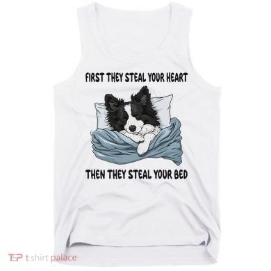 Border Collie Sleeping Pajamas Nightgown Tank Top