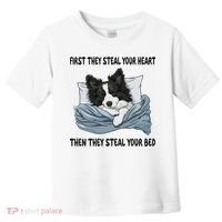 Border Collie Sleeping Pajamas Nightgown Toddler T-Shirt thumb 0