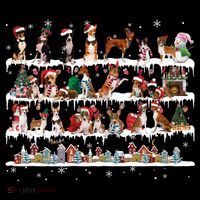 Basenji Christmas Snow Layers Santa Dog Ugly Xmas Gift Coffee Mug thumb 5