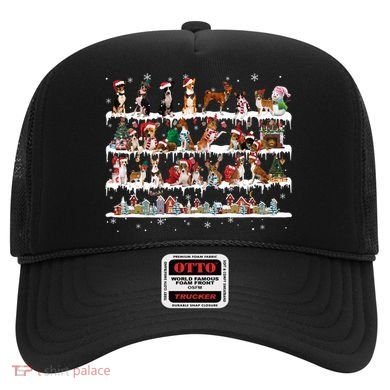 Basenji Christmas Snow Layers Santa Dog Ugly Xmas Gift Hat