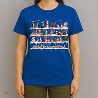 Basenji Christmas Snow Layers Santa Dog Ugly Xmas Gift T-Shirt thumb 4