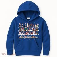 Basenji Christmas Snow Layers Santa Dog Ugly Xmas Gift Kids Hoodie thumb 0