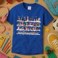 Basenji Christmas Snow Layers Santa Dog Ugly Xmas Gift Kids T-Shirt thumb 3