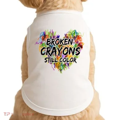 Broken Crayons Still Color Doggie Tank