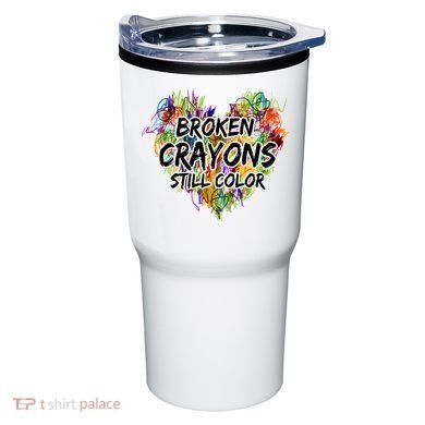 Broken Crayons Still Color Tumbler