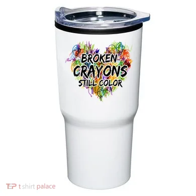 Broken Crayons Still Color Tumbler