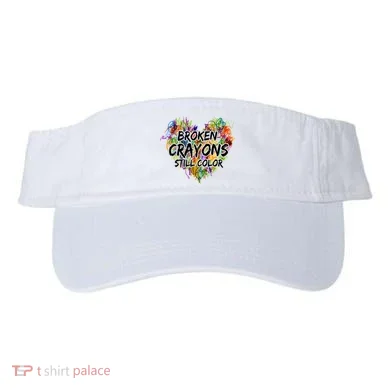 Broken Crayons Still Color Visor
