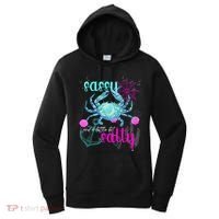 Blue Crab Sassy And Salty Attitude Sweet Southern Prep Gear Gift Women's Hoodie thumb 0