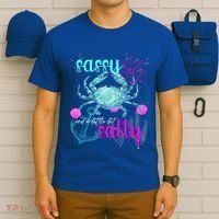 Blue Crab Sassy And Salty Attitude Sweet Southern Prep Gear Gift T-Shirt thumb 6