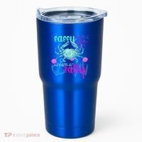 Blue Crab Sassy And Salty Attitude Sweet Southern Prep Gear Gift Tumbler thumb 0