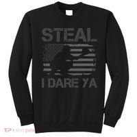 Baseball Catcher Softball Catcher American Flag Sweatshirt thumb 0