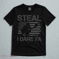 Baseball Catcher Softball Catcher American Flag T-Shirt thumb 5