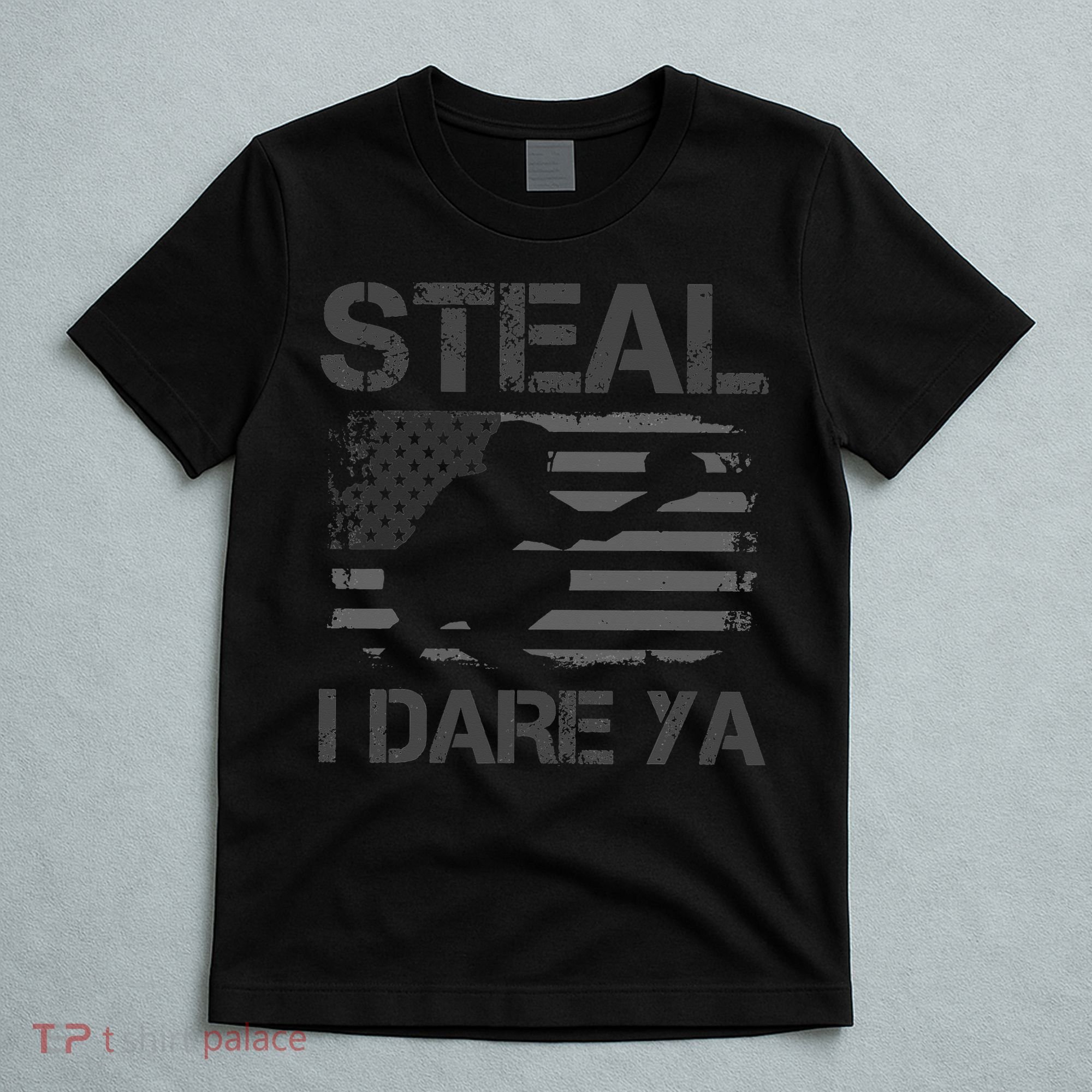 Baseball Catcher Softball Catcher American Flag T-Shirt