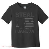 Baseball Catcher Softball Catcher American Flag Toddler T-Shirt thumb 0