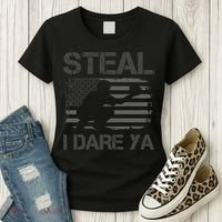 Baseball Catcher Softball Catcher American Flag Women's T-Shirt thumb 3