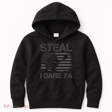Baseball Catcher Softball Catcher American Flag Kids Hoodie