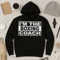 Boxing Coach Square Hoodie thumb 3