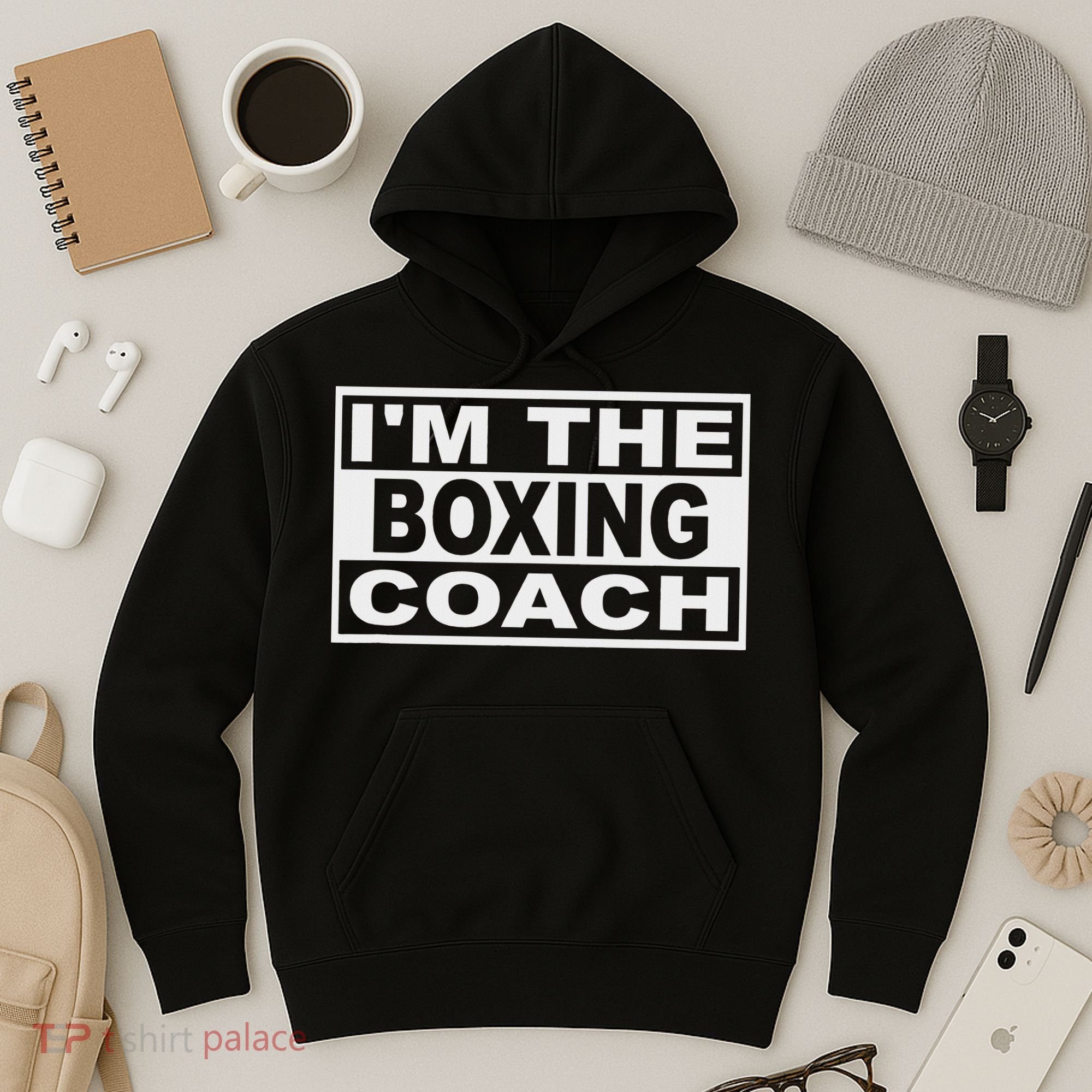 Boxing Coach Square Hoodie