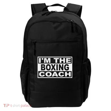 Boxing Coach Square Backpack