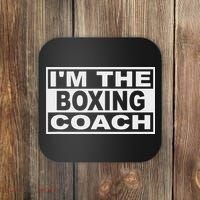 Boxing Coach Square Coaster thumb 0