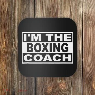 Boxing Coach Square Coaster