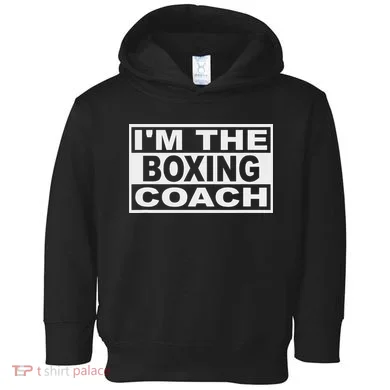 Boxing Coach Square Toddler Hoodie