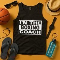 Boxing Coach Square Tank Top thumb 4
