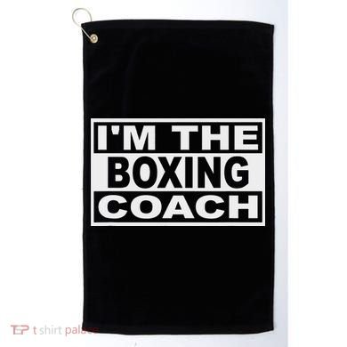 Boxing Coach Square Golf Towel