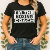 Boxing Coach Square Women's T-Shirt thumb 2